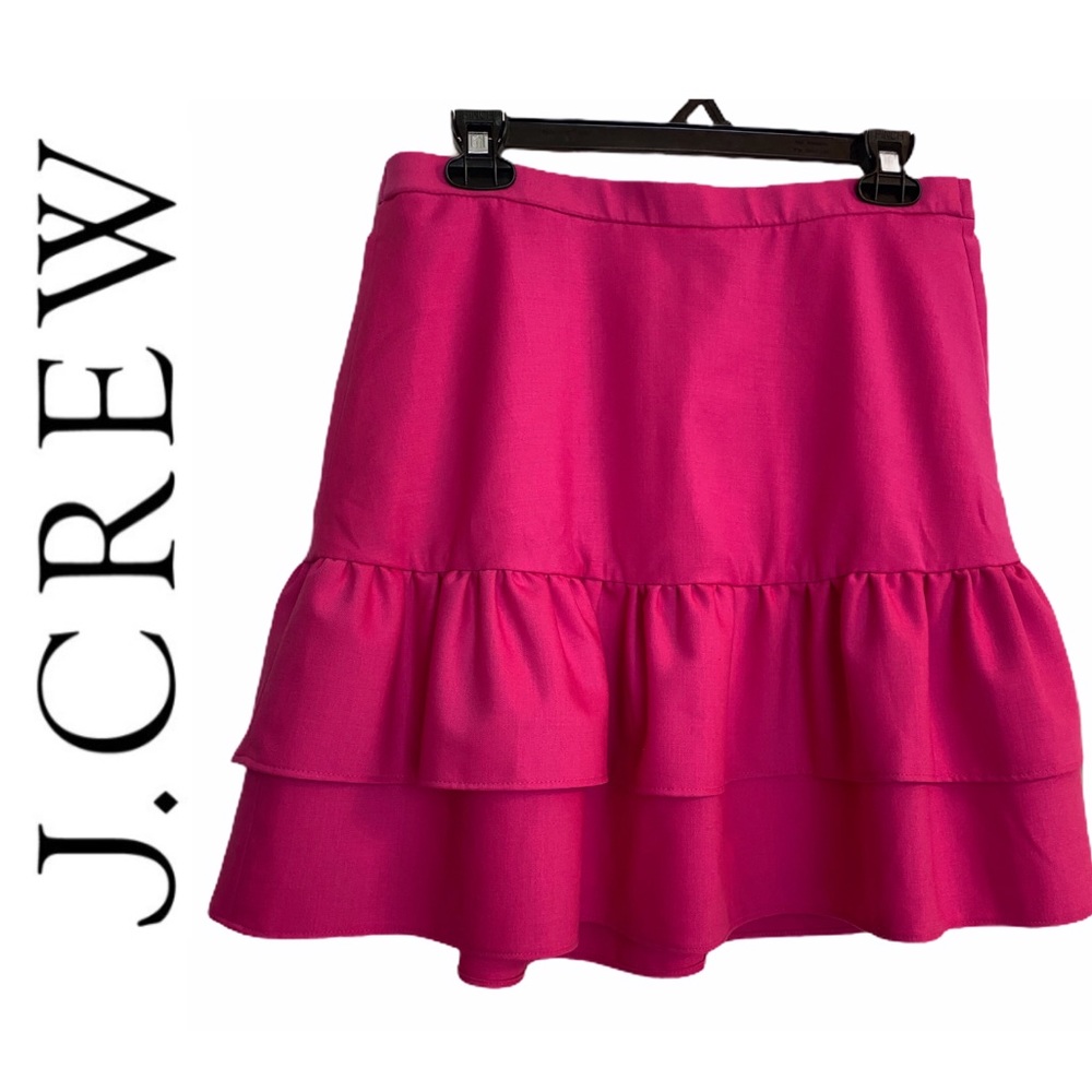 NWT J Crew Ruffle Skirt